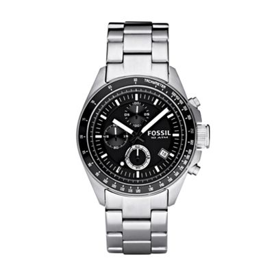 Men's silver chronograph dial bracelet watch ch2600ie